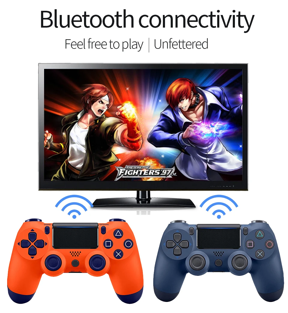 Bluetooth беспроводной геймпад для PS4 контроллер для Playstation 4 Dualshock 4 двойной вибрации джойстик геймпад