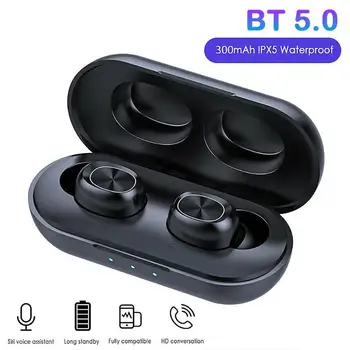 

B5 TWS Wireless Bluetooth 5.0 Mini Touch Control Sports Earphones In-ear Stereo Earbuds Headset with Charging Case