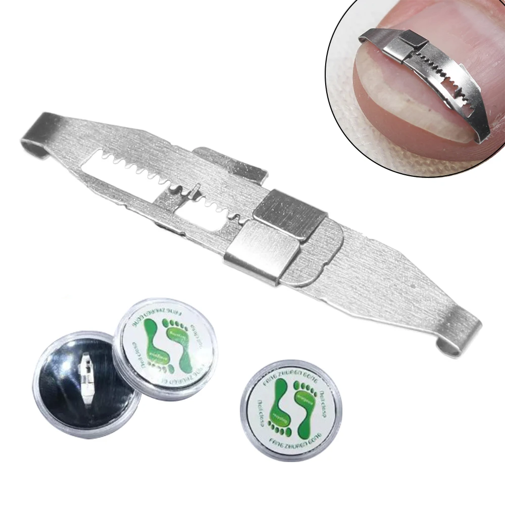 1Set Ingrown Toe Nail Correction Tool Toenail Straightening Correctors Patch Tool Kit Nail Repairer Orthosis Beauty Tools