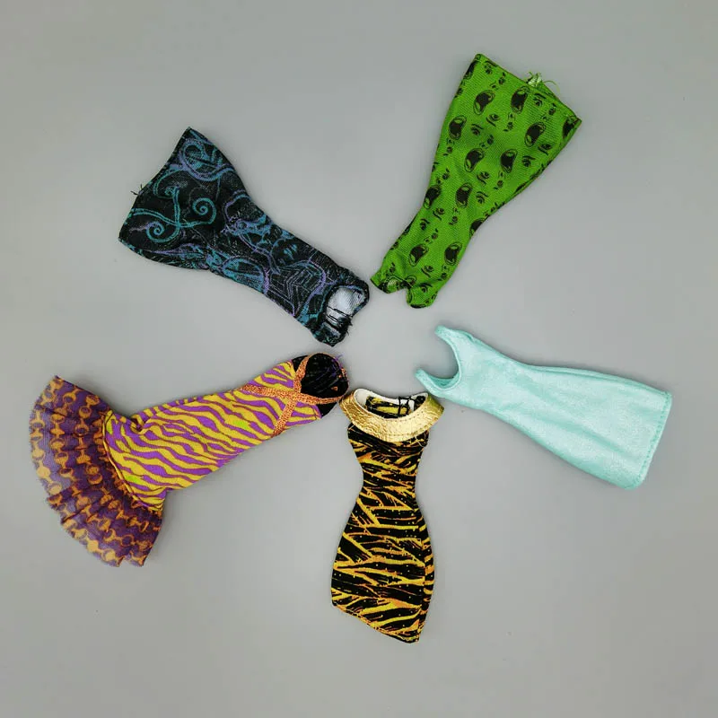 Свадебные платья для кукол Monster High, Повседневное платье без рукавов, вечерние платья, Vestidos, Одежда для куклы детские игрушки Monster High