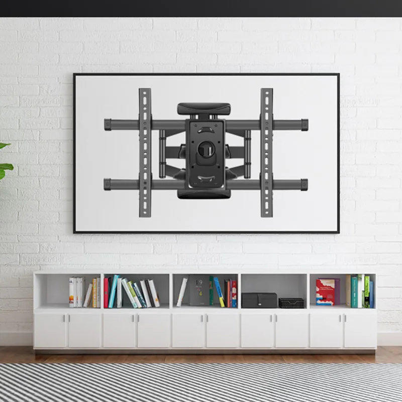 Braço Plasma tv Montagem na Parede Movimento Total Tilt Soporte Suporte Suporte Quadro Suporte Giratório para tv Organizador Dyq8 3780 - Image 2