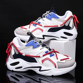 

2020 Hot Sale Men Sneakers Brand Trend Comfortable Man Shoes Leisure Shoes Fashion Casual Shoes for Men Lace-up Zapatos Casuales