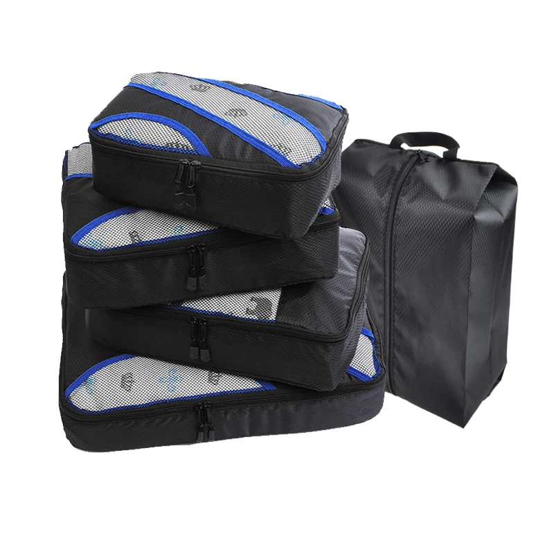 Слоновая кость QIUYIN Traveled 3 Piece Packing Cubes for travel Luggage Organizer for Travel Accessories Overnight Bag Duffle Bags Weekend Bag - Цвет: Слоновая кость