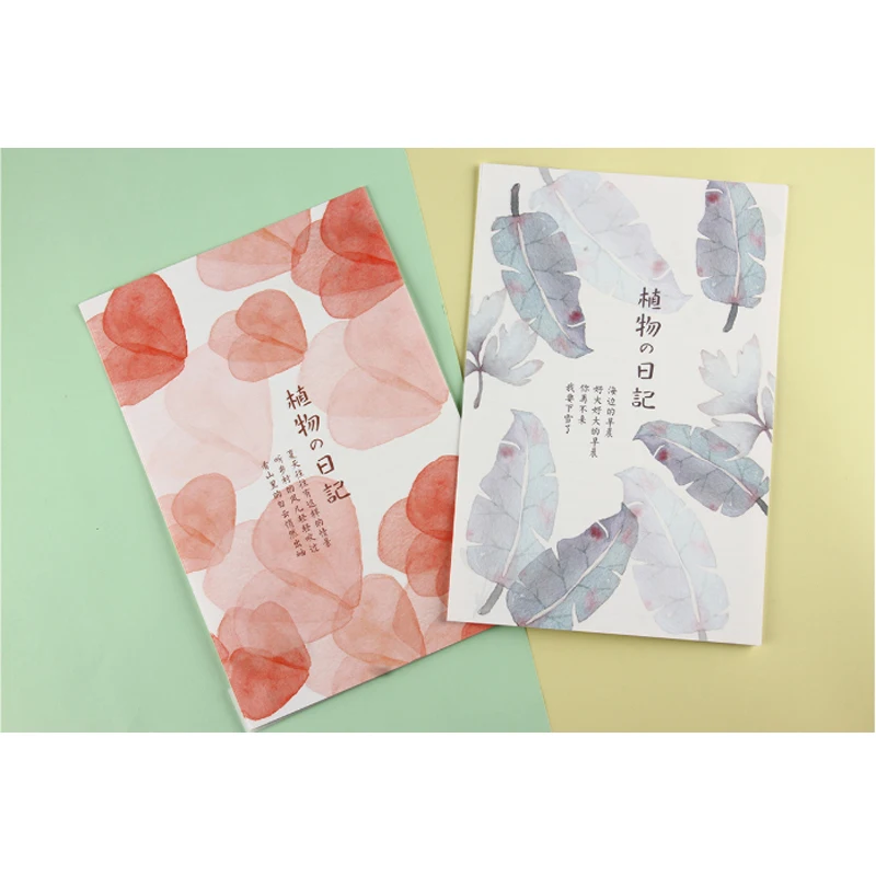 10packs/lot New Plant Diary Small Paper School Office Supplies Christmas Envelope Diary A4 Big Letter Paper With Envelope