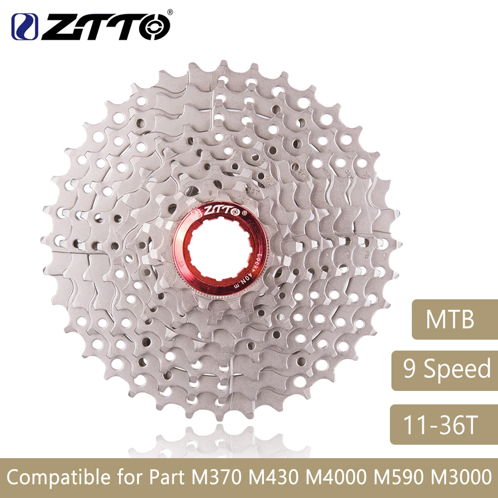 ZTTO горный велосипед MTB 9 скоростная кассета велоцидад S 36T запчасти для велосипеда