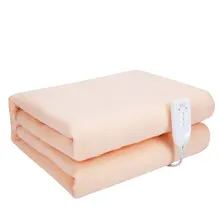 220 В электрическое одеяло 170x150 см, теплое мягкое плотное двойное одеяло, матрас с подогревом, однотонный коврик, товары для дома и сна