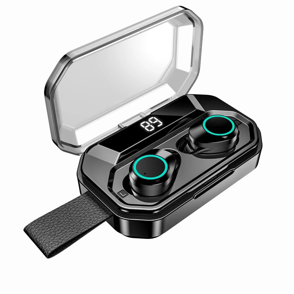 TWS Blutooth V5 0 Earphone Wireless Mini Earbuds Stereo Sport Headset Headphone audifonos para celular Elair LED Dispay nanopods