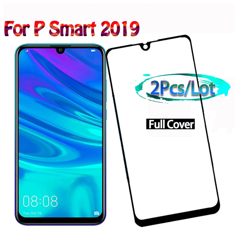 2 шт. чехол для Huawei P Smart 2019 закаленное стекло Z Y9 Prime защитная пленка экрана|Бамперы|