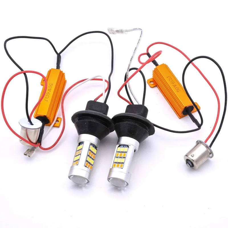 1set LED Turn Signal Light+Daytime Running Light DRL WY21W PY21W BAU15S P21W BA15S For Chevrolet Cruze Aveo Lacetti Captiva Sail