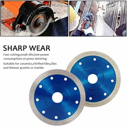 Turbo Diamond Saw Blade Granite Marble Cutting Disc Porcelain Tile Ceramic Blades 3 Sizes for Angle Grinder Diamond Saw Blade