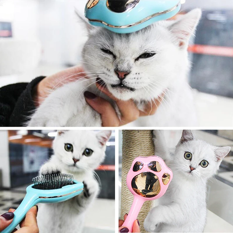 Dog Comb Tool Pet Hair Remover Brush Stainless Steel Needle Cat Comb For Small Medium Pets Cleaning Massage comb Dog Accessories