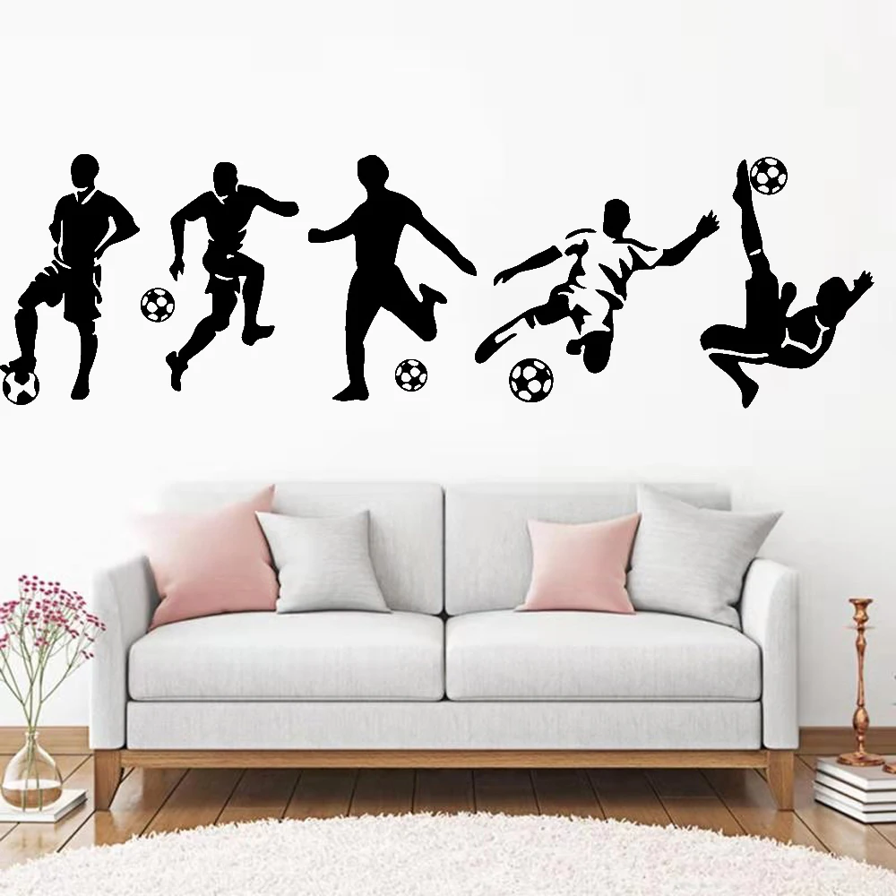Adhesivo Pared Decorativo AWAKINK Calcomanías De Pared De Vinilo 3D Con  Diseño De Balón De Fútbol Roto Para Pared, Decoración Extraíble Para Sala  De Estar, Habitación De Niños, Habitación De Bebé, Habitación, image size:1000x1000