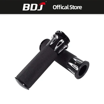 

BDJ For Harley 25mm Metal Motorcycle CNC Rubber Handlebar Hand Grips