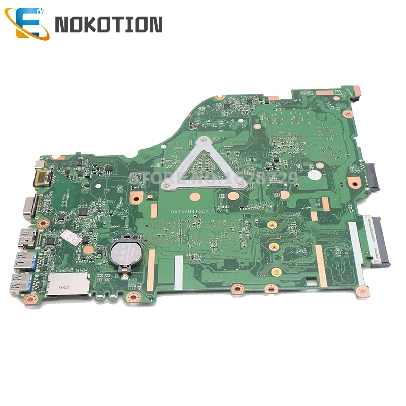 NOKOTION NBGD611005 NBGD6110056 DAZAAMB16E0 для acer aspire E5-575G E5-575 Материнская плата ноутбука SR2ZU I5-7200U Процессор 940MX GPU