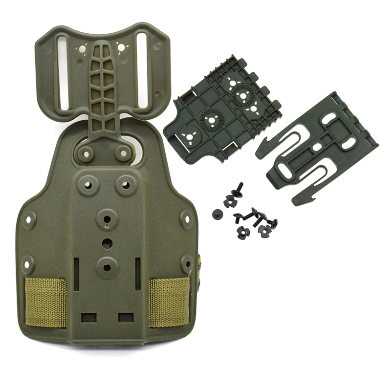 Safariland Drop Flex Adapter with Leg Shroud Assembly QLS 19 and QLS 22 Polymer Sporting Goods