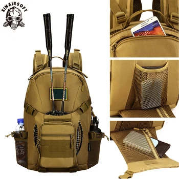 

SINAIRSOFT Military Tactical Backpack 35L Rucksack 15 Inches Laptop Nylon Fishing Camping Hunting Adjustment Sport Bag Bags