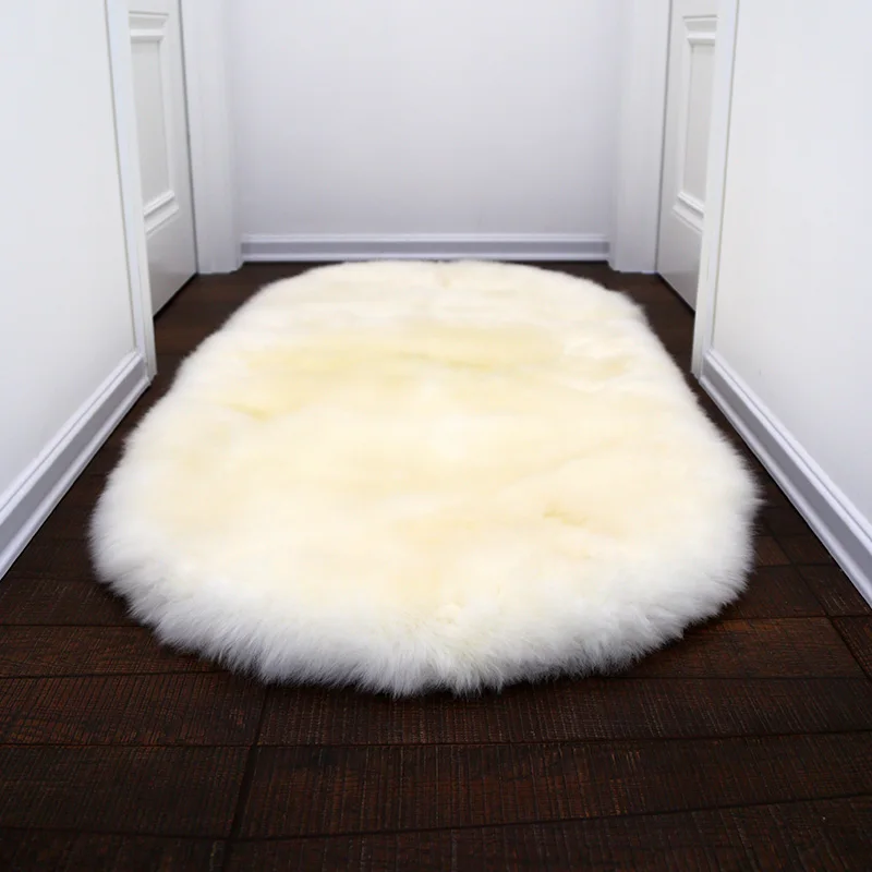 Натуральная овчина; ковер, шерстяной ковер, овал, спальня, гостиная, прикроватные ковер, австралийский мех