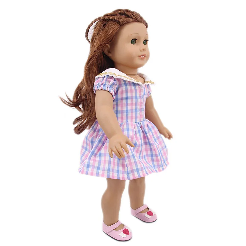 Кукла Единорог модное платье/повседневный комплект/обувь подходит 18 дюймов американский и 43 см Born Baby наше поколение, день рождения девушка игрушка подарок