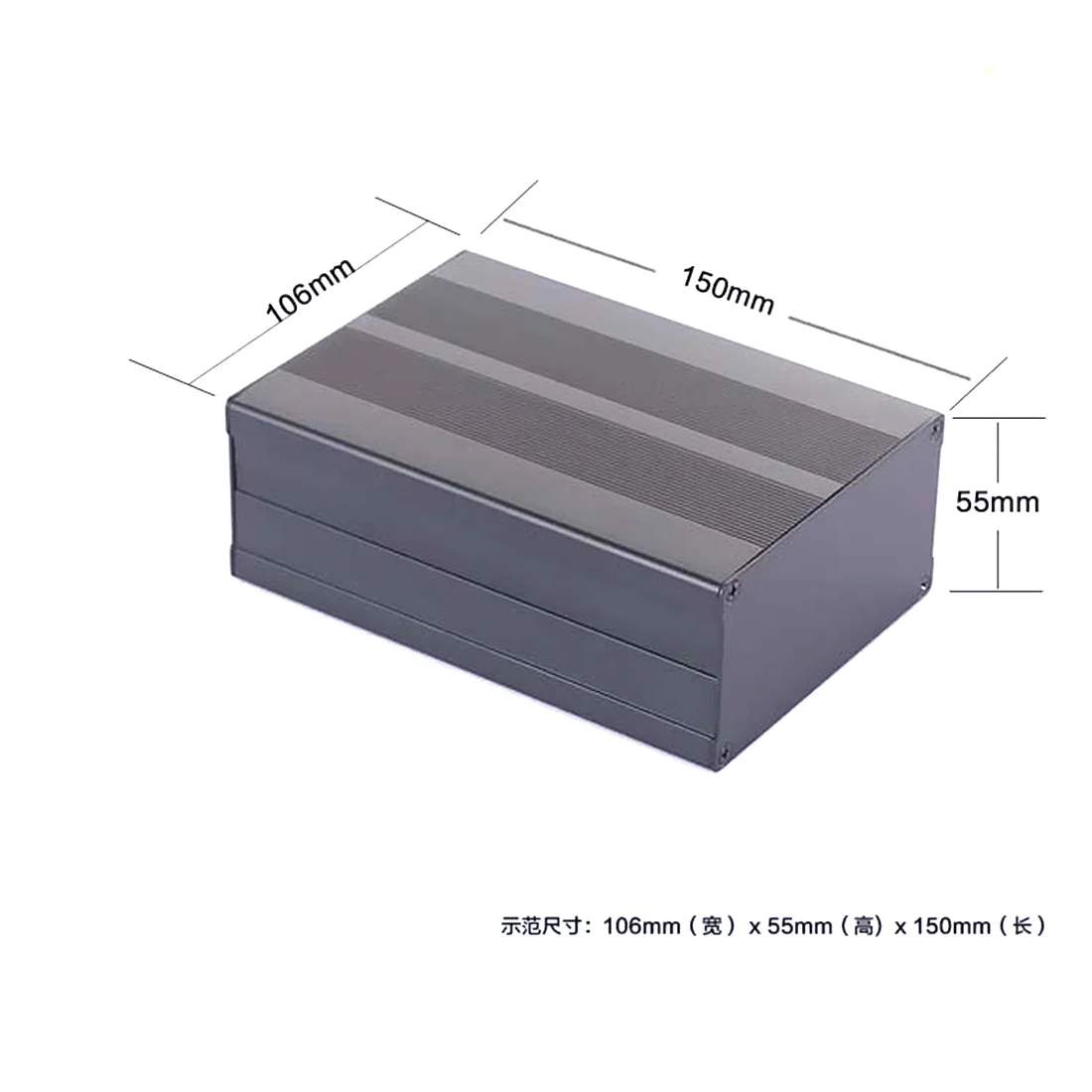 

Aluminum Enclosure Electronics PCB Project Box 106*55*150mm DIY Splitted Junction Case