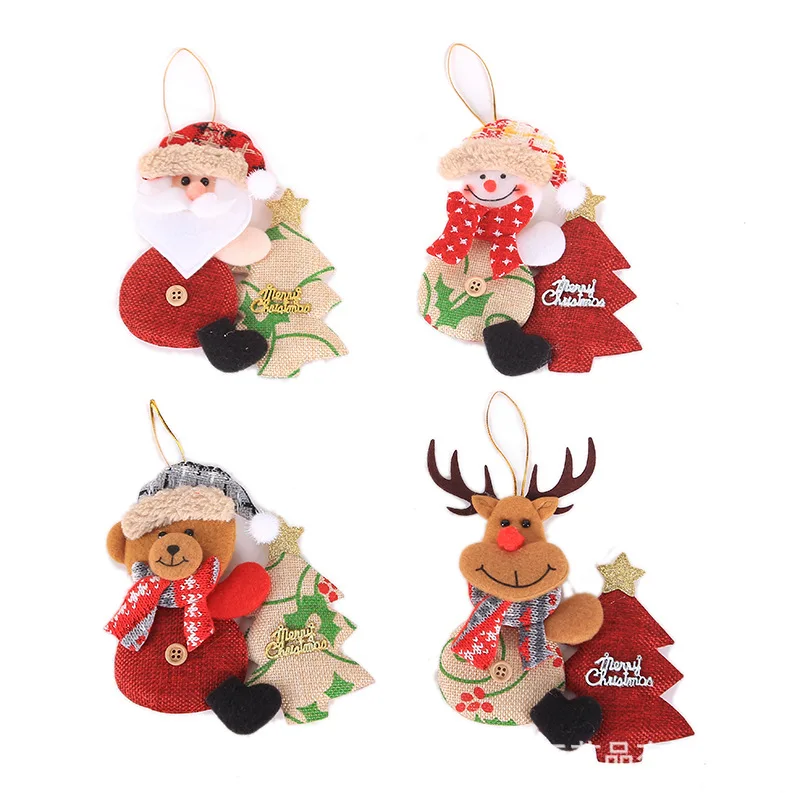 Christmas Decorations for Home Lovely Faceless doll Hanging Pendant Christmas Tree DIY Decor Ornaments Xmas New Year Gifts Kids