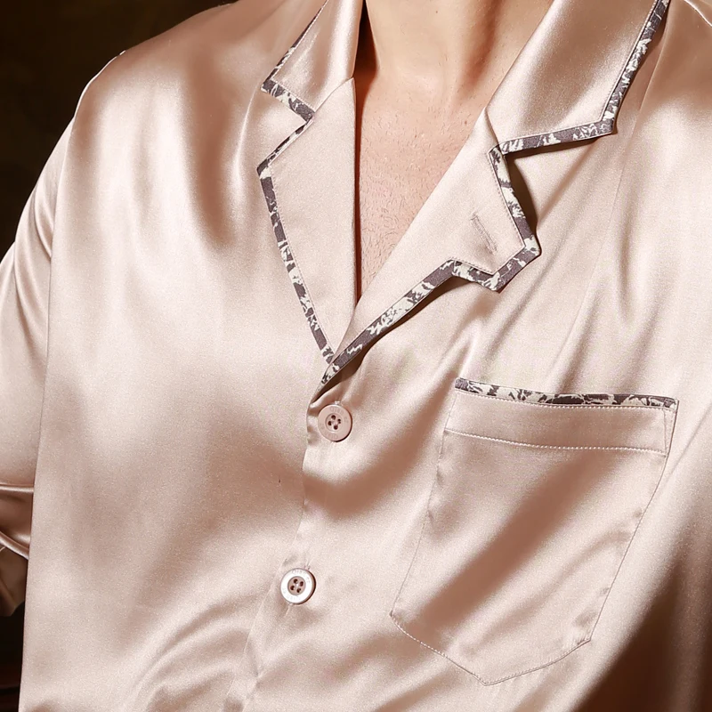 Рисунок 4 - Пижамный комплект мужской из 100% чистого шелка