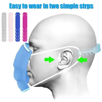 

ANon-slip Face Mask Ear Hook Adjustable Earache Prevention Fixer Kid Adult 10pc Breathable Half Face Mask Mouth Cover for Girls