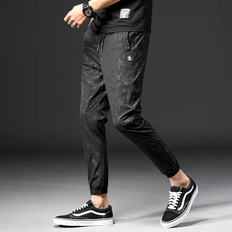 

Chuang niu 2019 Spring And Summer New Style Casual Pants Young MEN'S Skinny Athletic Pants Beam Leg Cool