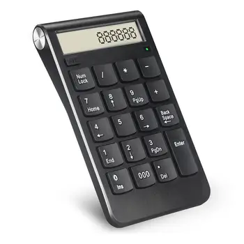 

Bluetooth Wireless 20-Key Smart Keypad and Calculator Keyboard Cordless Numeric Keypad for MacBook for iPad PC