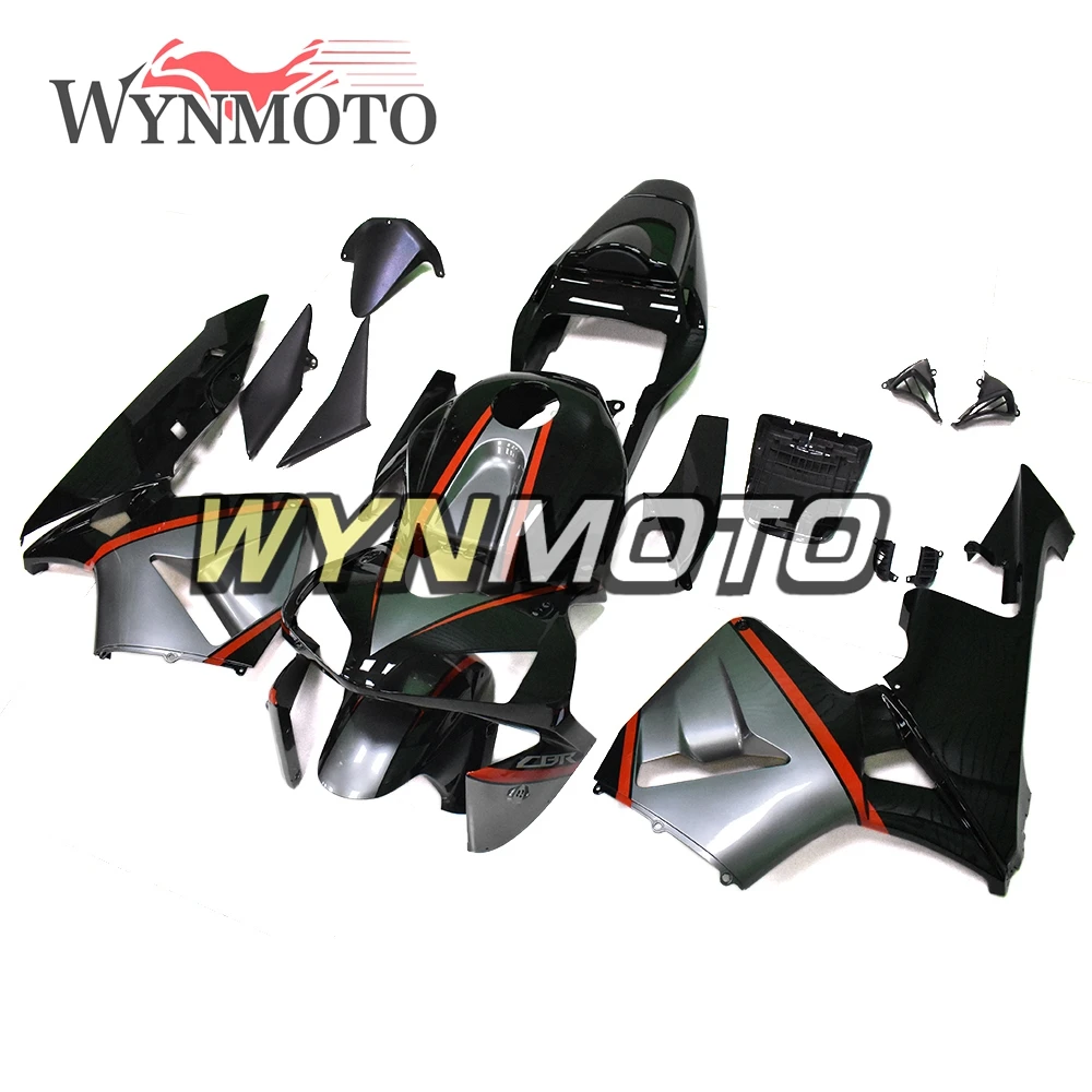 

Инъекции ABS пластик Полный обтекатели для Honda CBR600RR F5 2003 2004 CBR 600 RR 03 04 комплект обтекателей мотоциклетный глянцевый серебристый черный