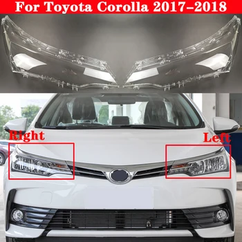 

Car Front Headlight Cover Headlamp Lampshade Lampcover For Toyota Corolla 2017-2018 Head Lamp light Covers glass Lens Shell Caps
