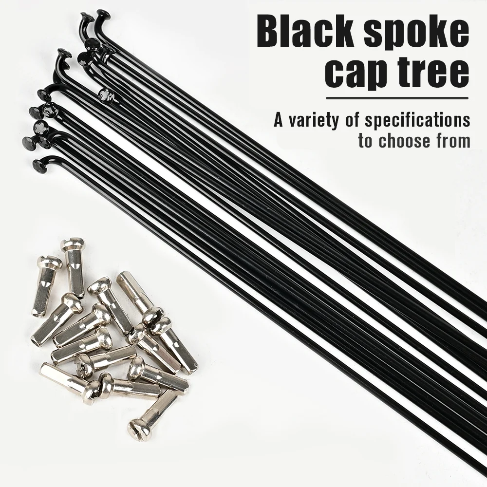 Bicycle Spokes Bike Accessories Bike Spokes Nipples 304 stainless steel 14G 257MM-293MM Spoke cap For Mountain / Road Bike