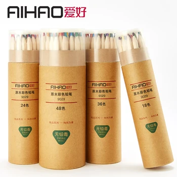 

New Arrival Brand Wooden Pencil Oil Colored Children's Pencil 12pcs/box Eco Friendly Painting Tool Free Shipping