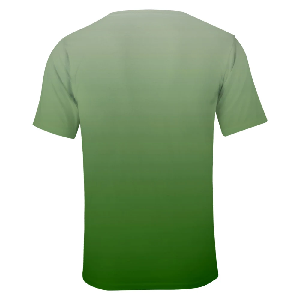 Неоновая футболка для мужчин и женщин, летняя зеленая футболка, одноцветные топы для мальчиков и девочек, уличная Радужная футболка, цветная Детская футболка с 3D принтом