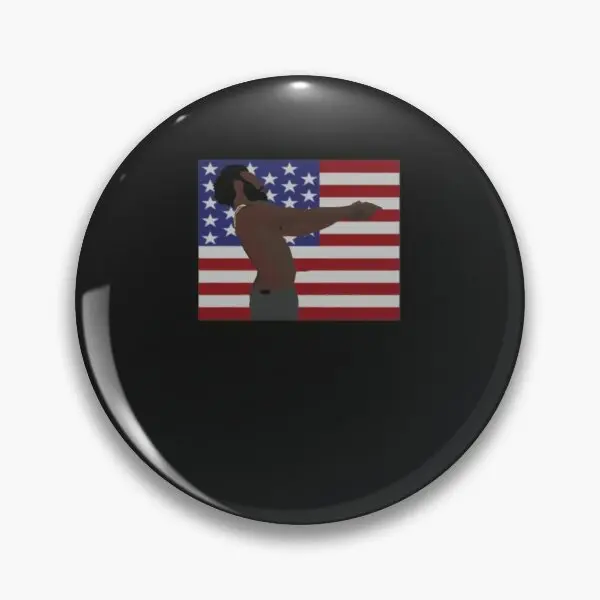 Детский Gambino This Is America Ful настраиваемая мягкая булавка для пуговиц ювелирные
