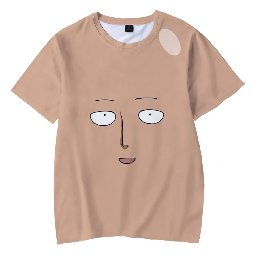 Новинка, забавная футболка японский аниме 3D One Punch Man, сезон 2, футболка детская летняя повседневная футболка с короткими рукавами в стиле