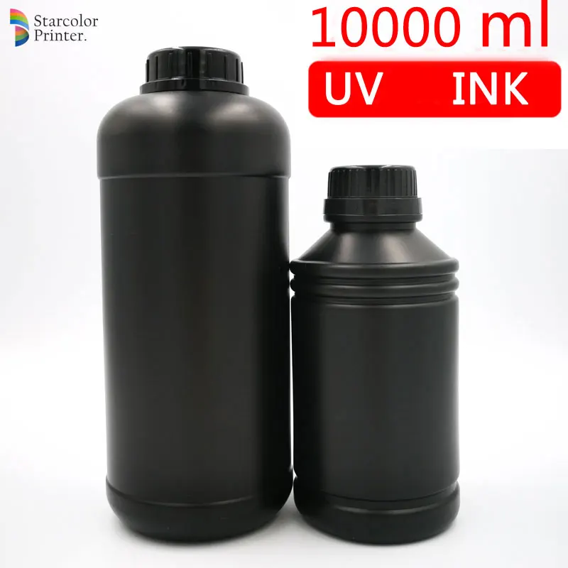 500 мл 1000 мл УФ чернила бутылка для Epson L800 L805 L1800 R290 R300 1390 1400 1410 1430 1500W R3000 DX5 DX7 Универсальный УФ чернила для принтера