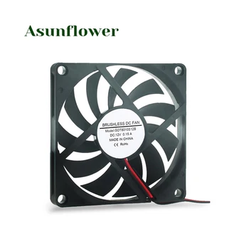 

Oil Bearing 2 Pin XH2.54 Interface 8CM 80x80x10mm DC 12V Fan for PC Computer