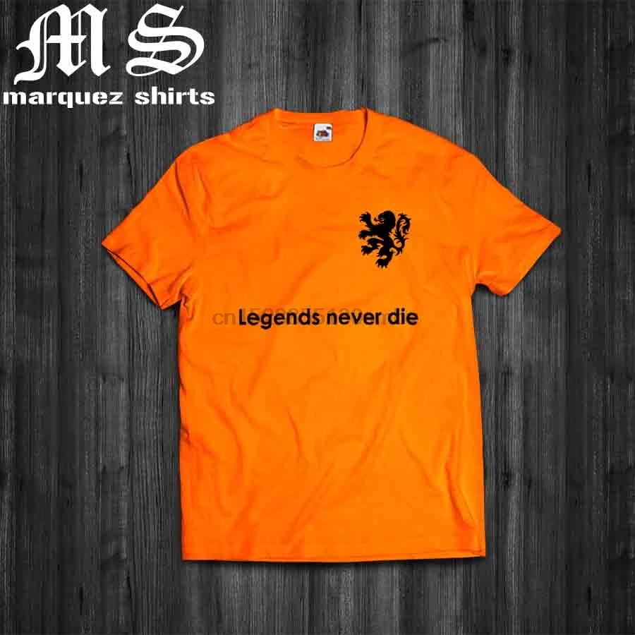 Футболка Johan Cruyff голландские легенды Never Die Soccer Charity модная мужская футболка