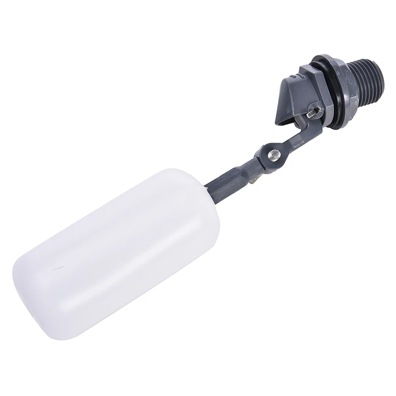 1 uds, nueva Mini válvula de bola flotante de plástico, cierre de 1/2 pulgadas, válvula humidificadora de agua de acuario para tanque de relleno de alimentación automática