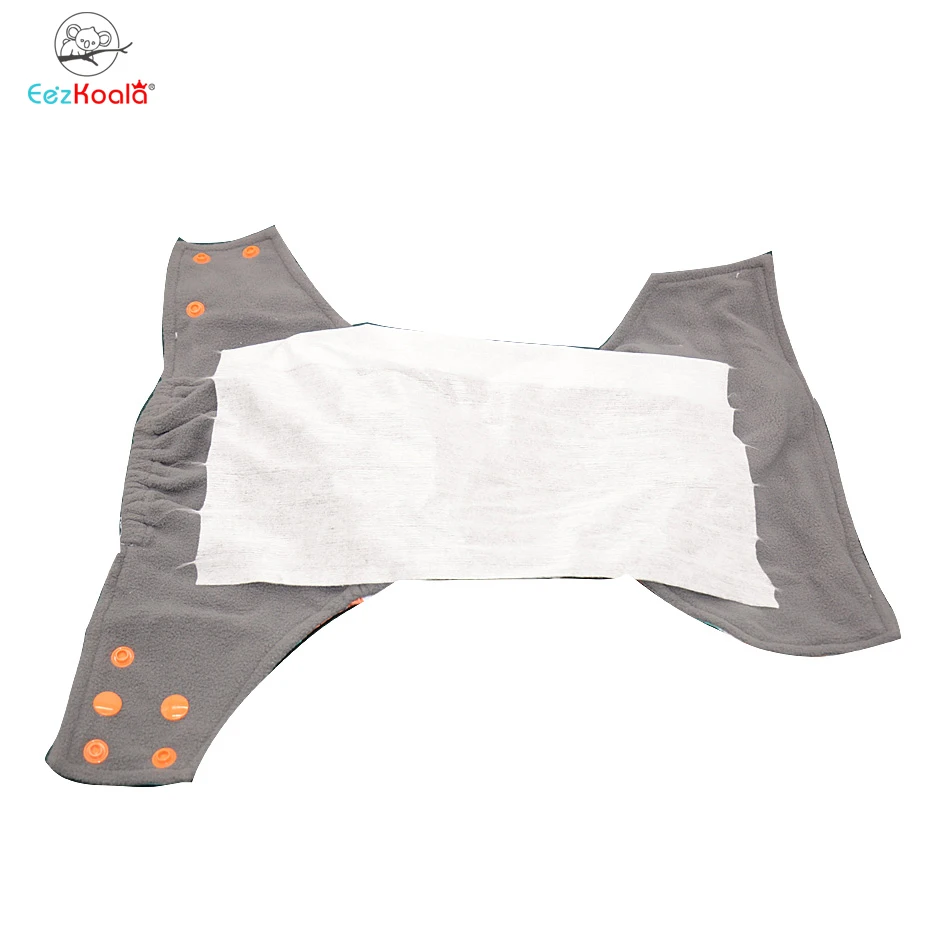 EezKoala 1pc Biodegradable & Flushable Nappy Liners Disposable Diapers Liners Cloth Diaper Bamboo Rayon Insert