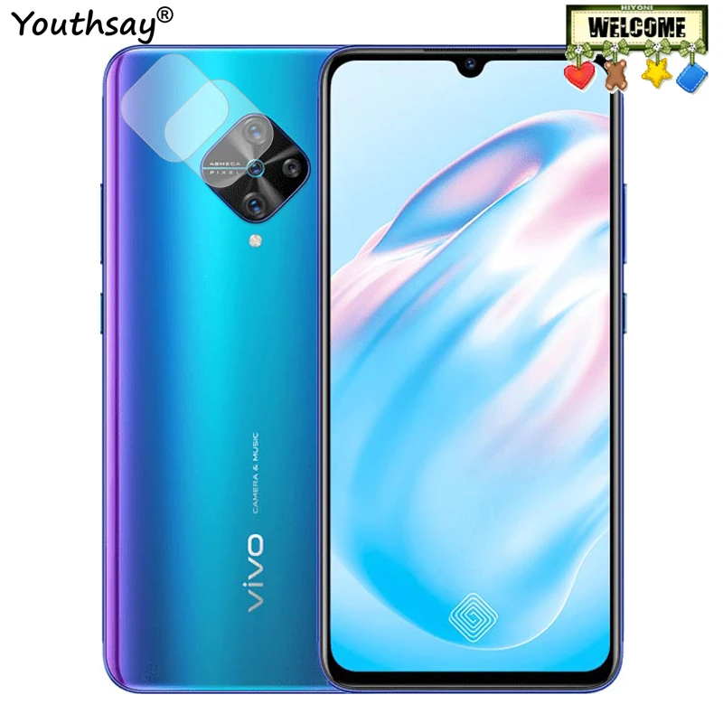 2 шт для vivo V17 стеклянный протектор объектива камеры пленка экрана из закаленного