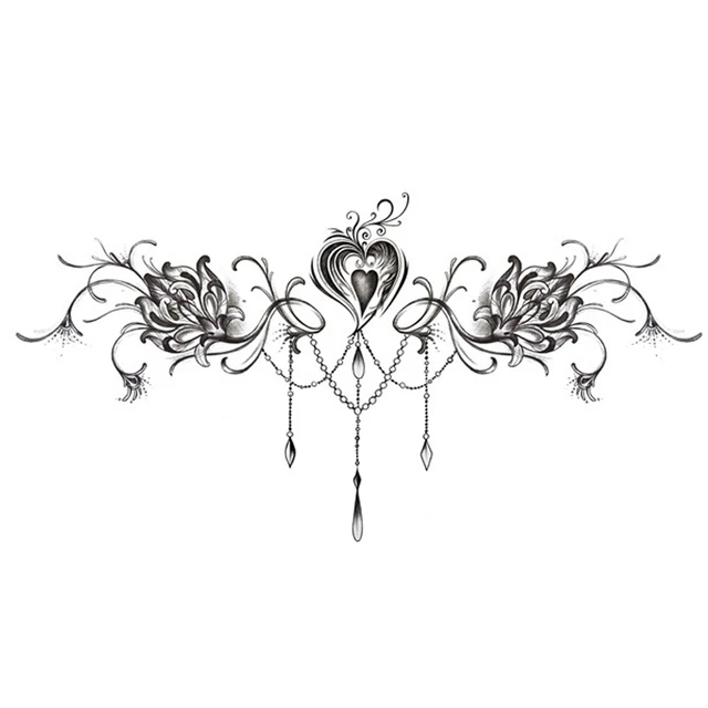 Sternum Tattoo Drawings