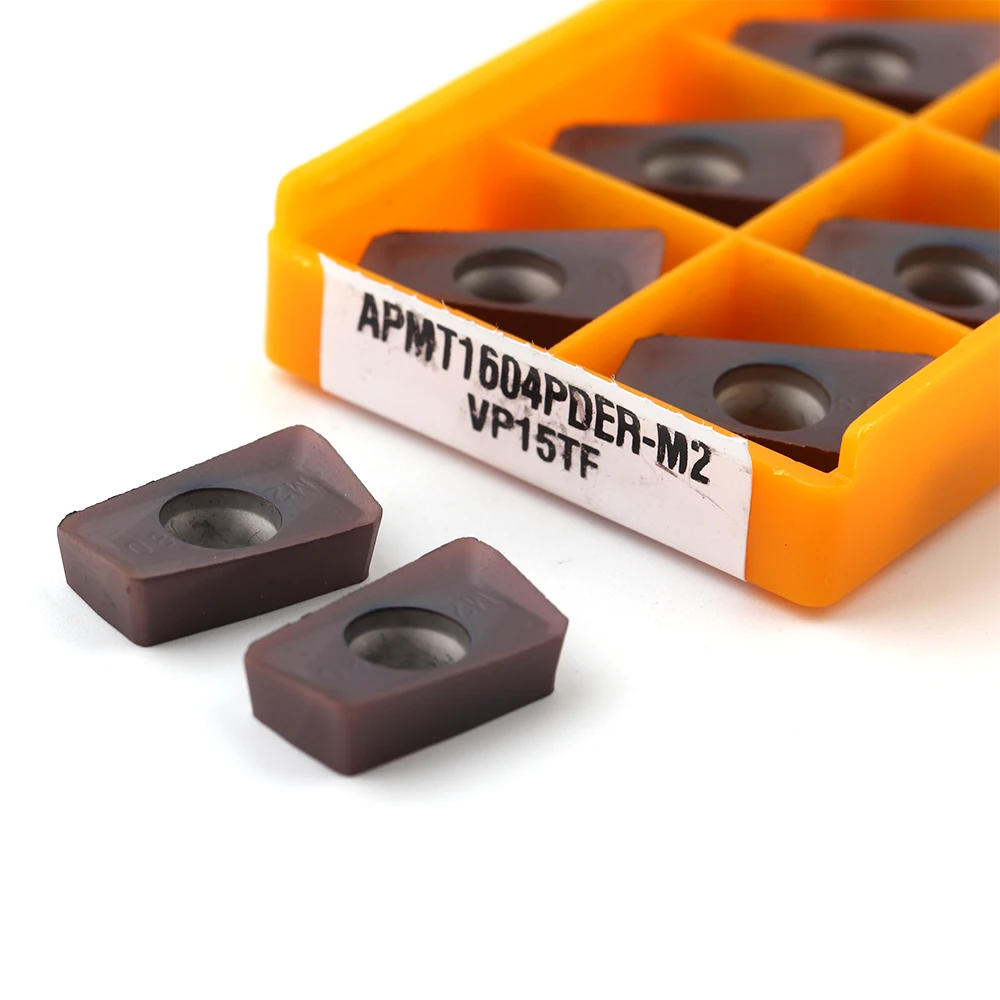 APMT1604 PDER M2/H2 VP15TF UE6020 US735 твердосплавные фрезерные Вставки Индексируемые торцевые