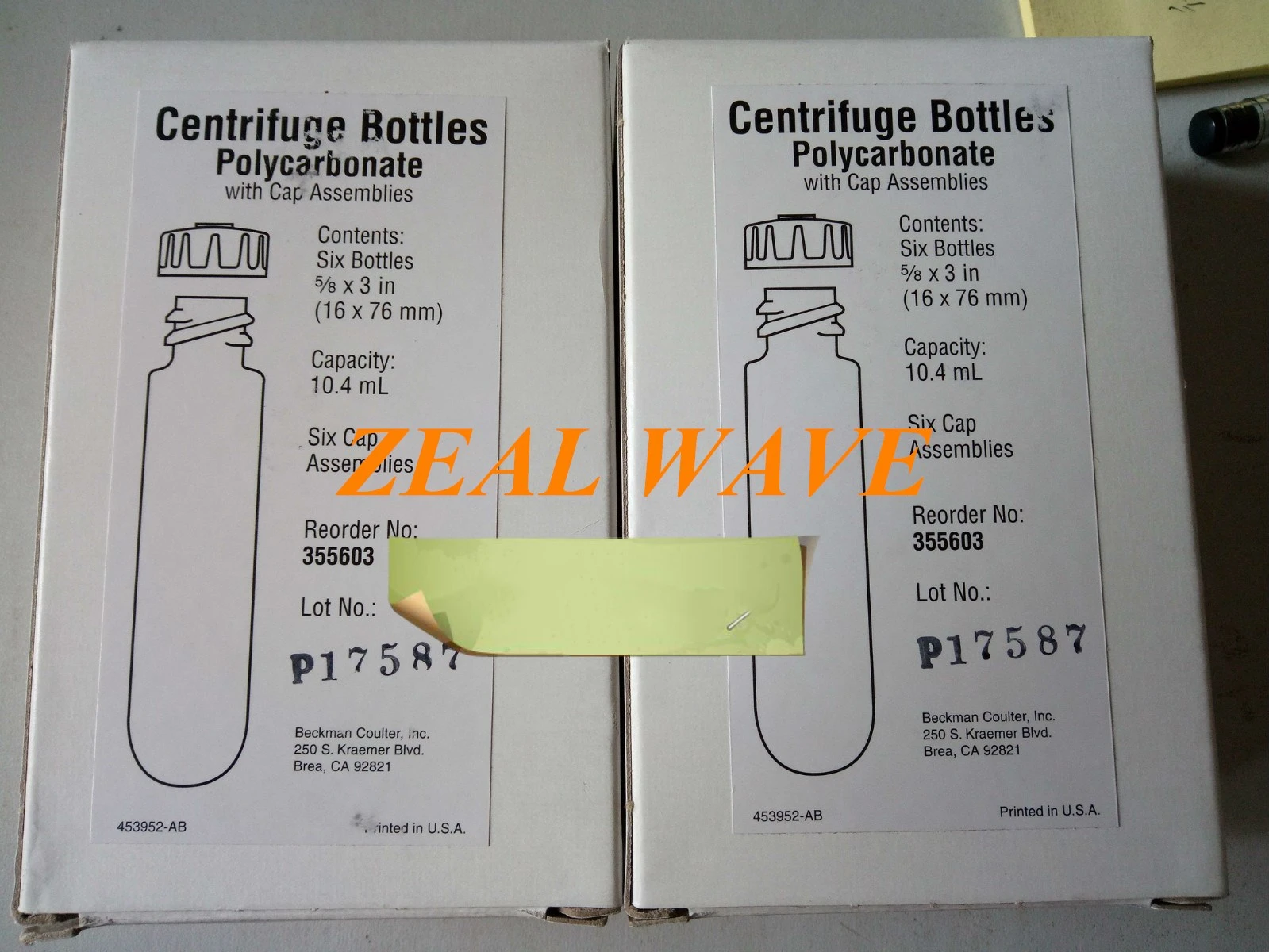 355603 Beckman 10.4ml Ultracentrifuge Tube With Lid Sound Cards