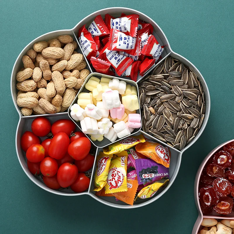https://ae01.alicdn.com/kf/H6f53623c3ccb496f81ac0b4427820763Y/Candy-and-Nut-Serving-Container-Appetizer-Tray-with-Lid-6-Compartment-Round-Plastic-Food-Storage-Lunch.jpg