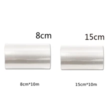 Película descartável para bolo, ferramentas de cozimento para bolo mousse transparente decoração de bolo ferramentas para confeitaria 8cm * 10m/15cm empacotamento da borda do bolo do diy de 10m
