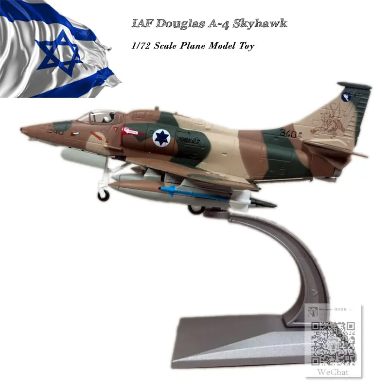 WLTK 1/72 масштаб военная модель игрушки IAF Дуглас A-4 Skyhawk истребитель литой металлический самолет модель игрушки для сбора, подарок, дети