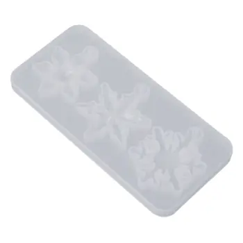 

Silicone Mold Mirror DIY Snowflake Handmade Crafts Epoxy Resin Gifts Molds Silica Jewelry Making Pendant Crystal Necklace