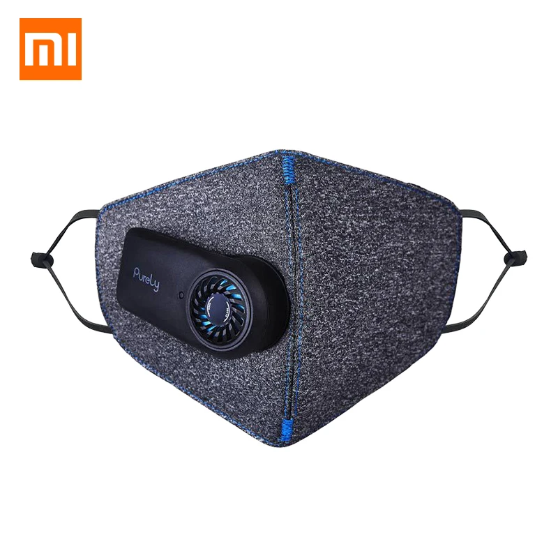 

Xiaomi Purely Air Pollution Winter Mouth Face Mask Rechargeable Anti Dust KN95 Sport Breathing Carbon Bicycle Mask PM2.5 Filters