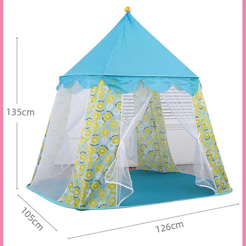 Палатка для детей, декор для игровой комнаты, Детская летняя игровая палатка, палатка принцессы, замок, портативная складная, подарки